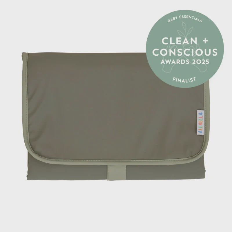 All 4 Ella - Recycled Changing Wallet - Light Sage