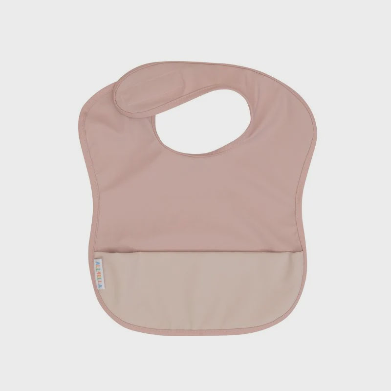 All 4 Ella - Recycled pouch Bib - Pink