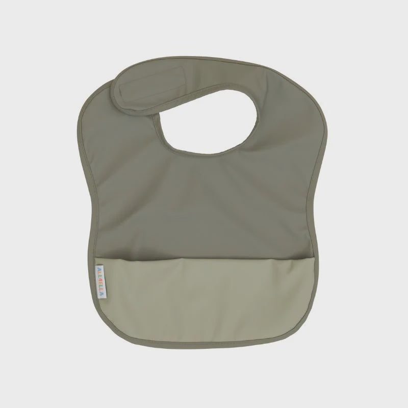 All 4 Ella - Recycled Pouch Bib - Sage