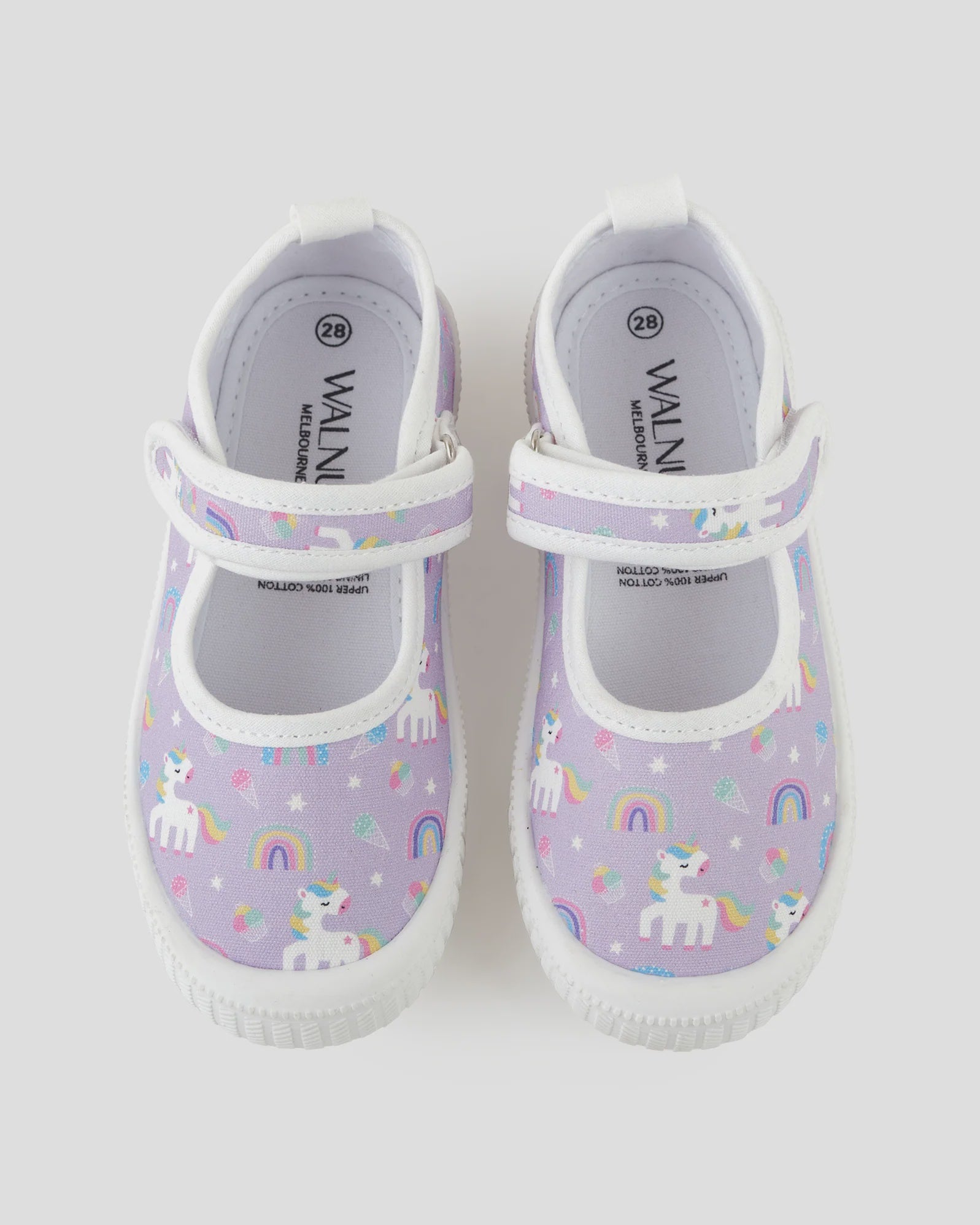 Walnut Melbourne - Mary Jane Canvas - Unicorns