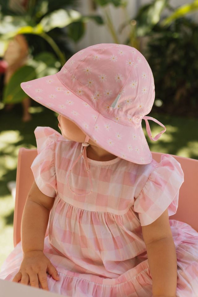 Acorn Kids - Daisy Fields Wide Brim Sunhat