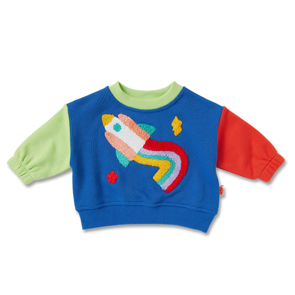 Halcyon Nights - Rocket Ride Navy Sweater