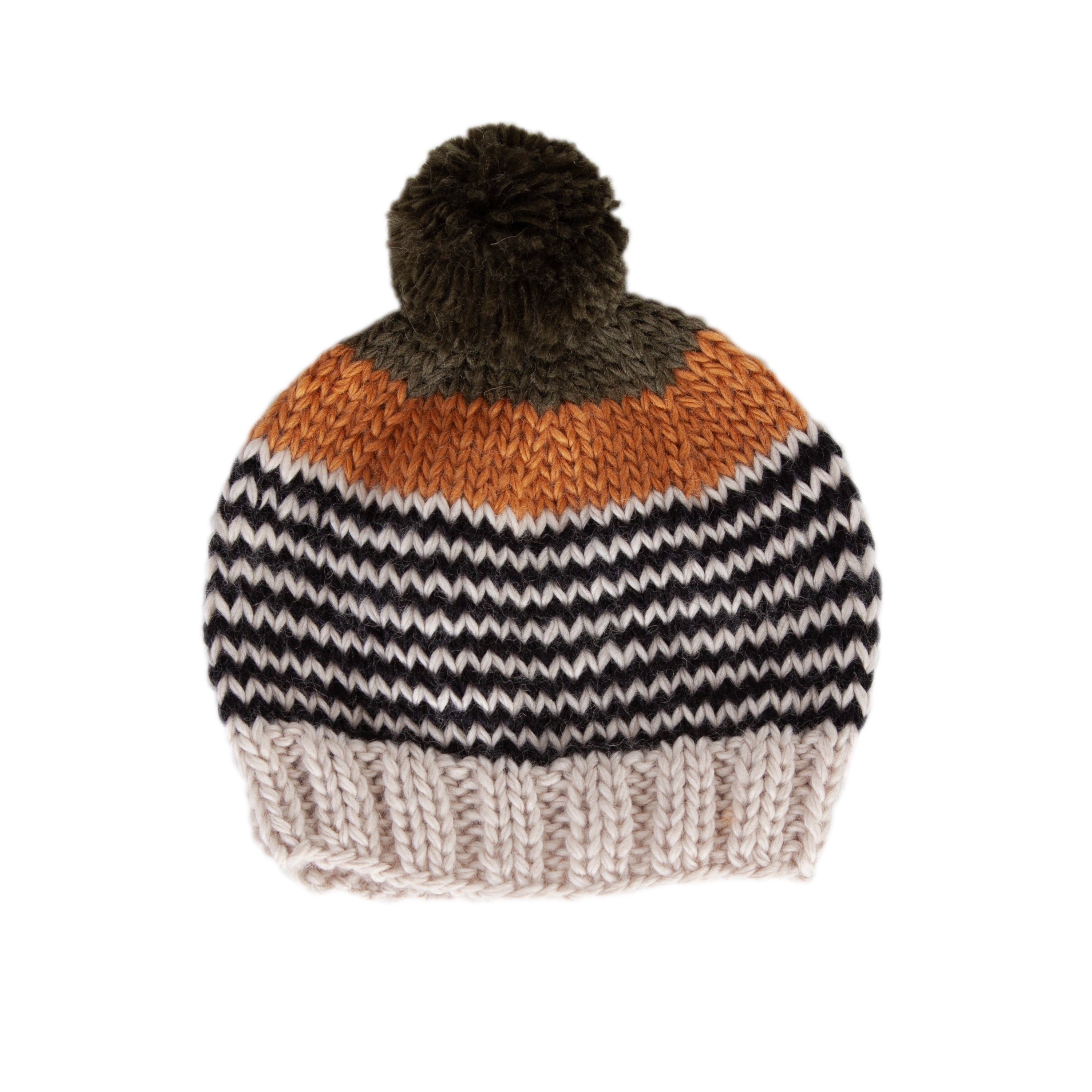 Acorn - Horizon Beanie - Black Stripe – Fox in Sox Kids
