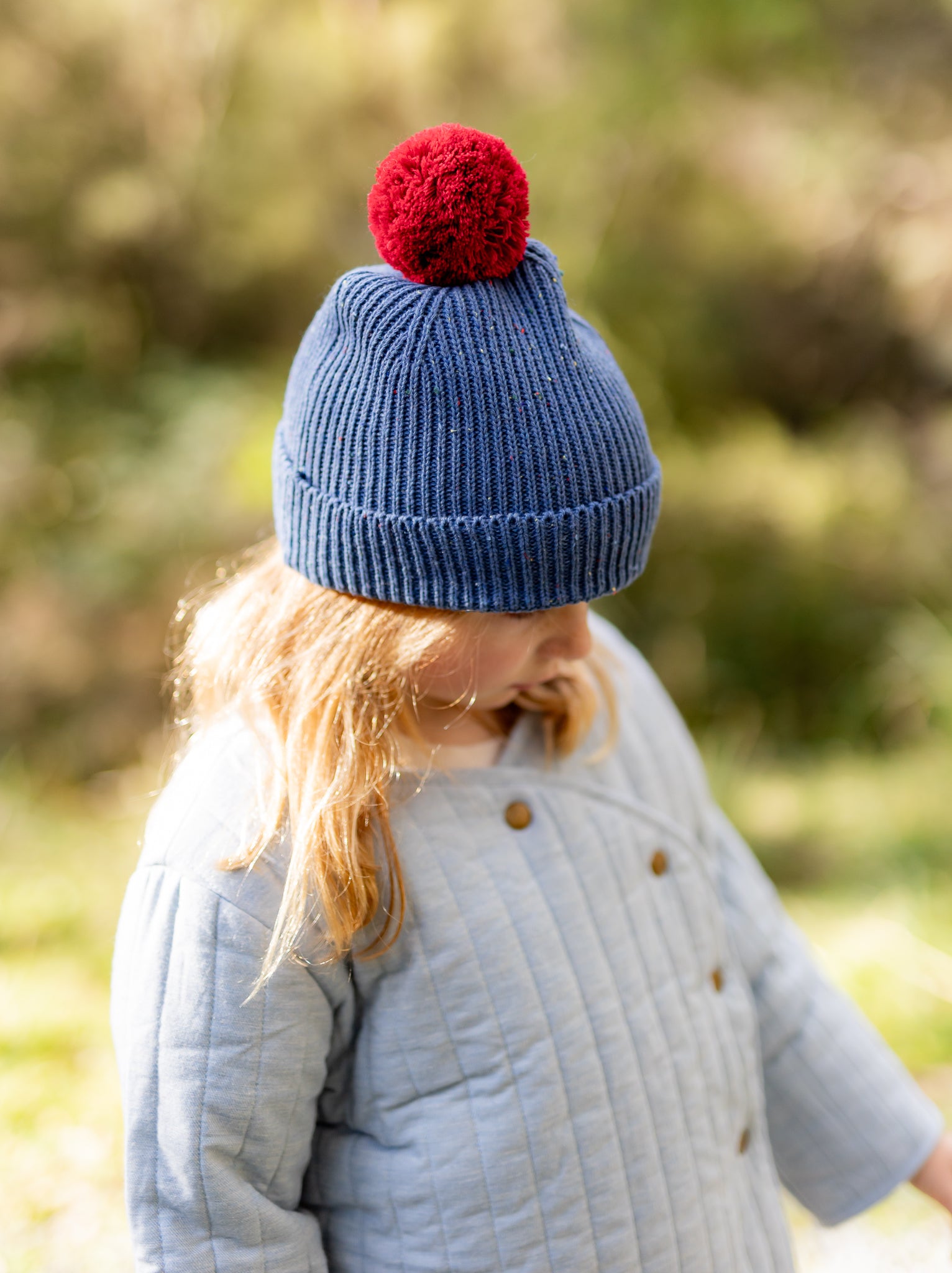 Acorn - Como Beanie - Blue Speckle