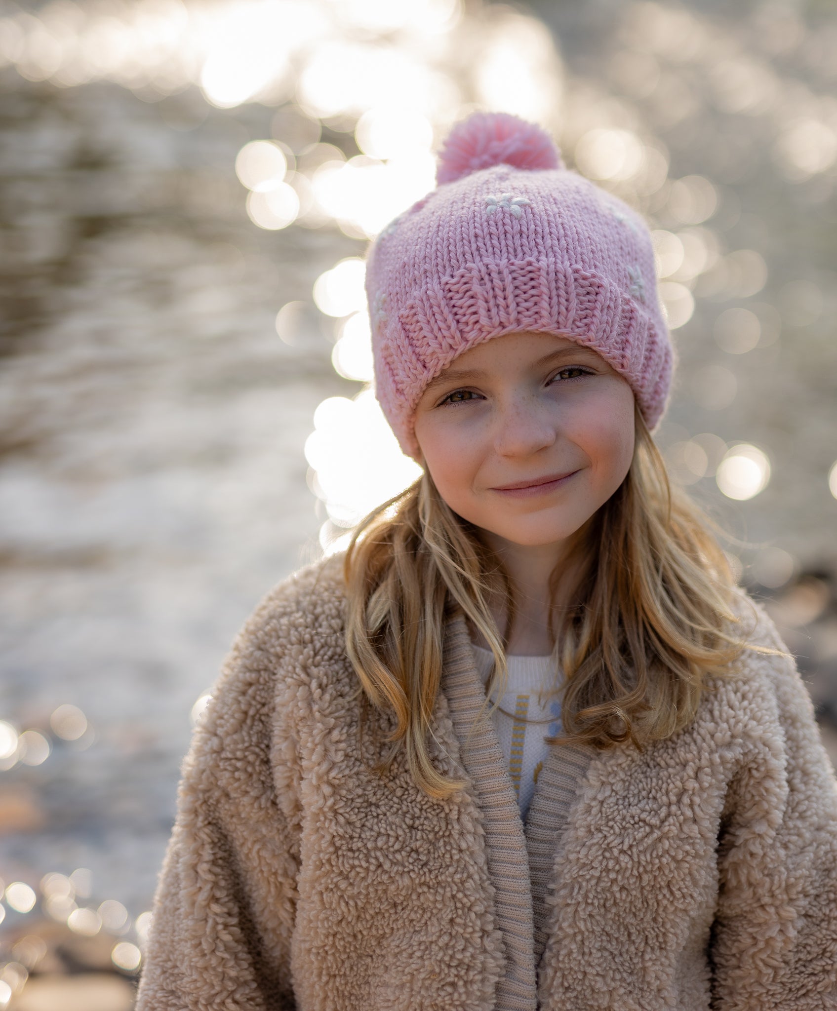 Acorn  - Daisy Beanie - Pink