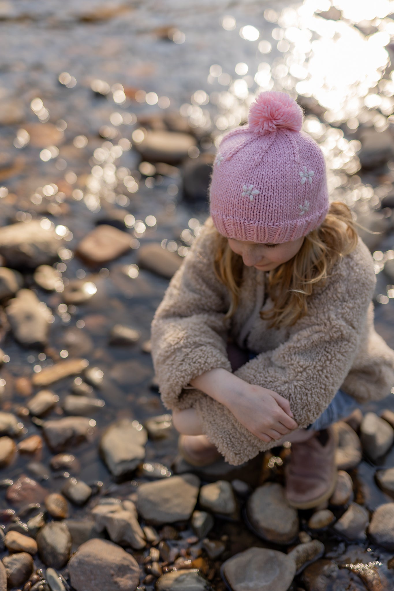 Acorn  - Daisy Beanie - Pink