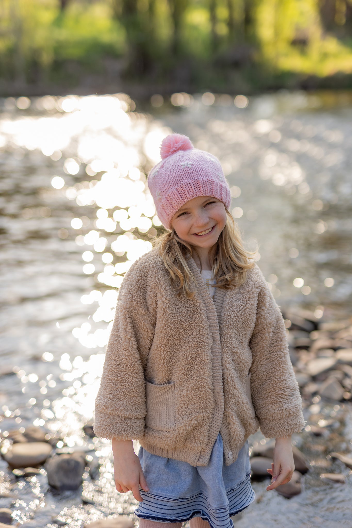 Acorn  - Daisy Beanie - Pink