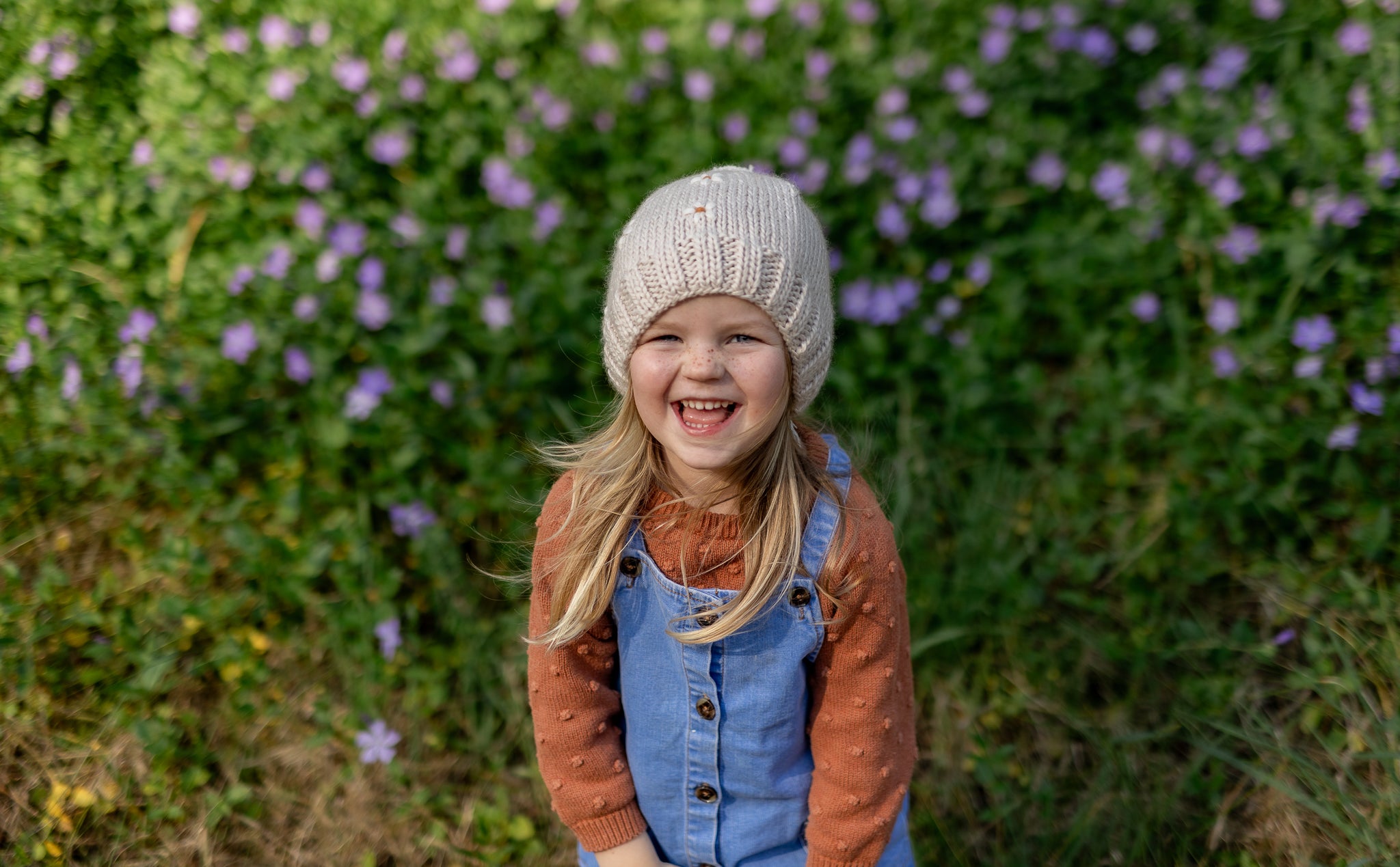Acorn  - Daisy Beanie Oatmeal