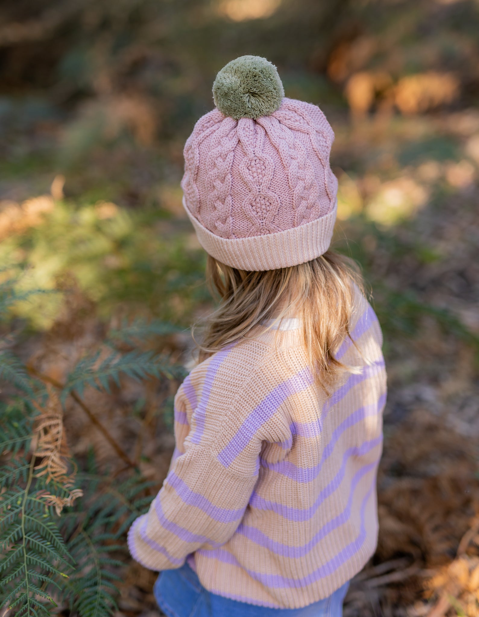 Acorn - August Merino Beanie - Dusty Pink