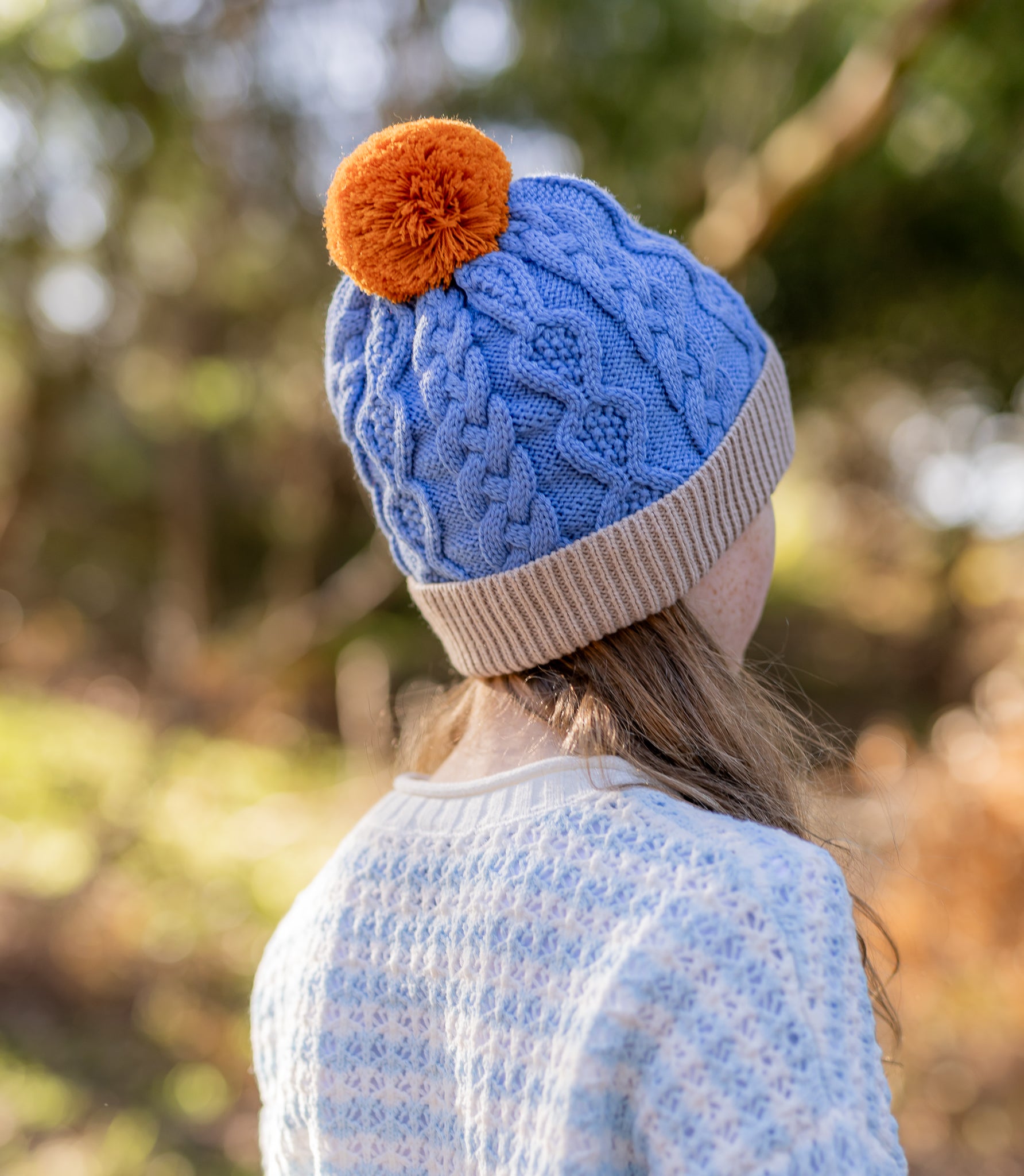 Acorn - August Merino Beanie Light Blue