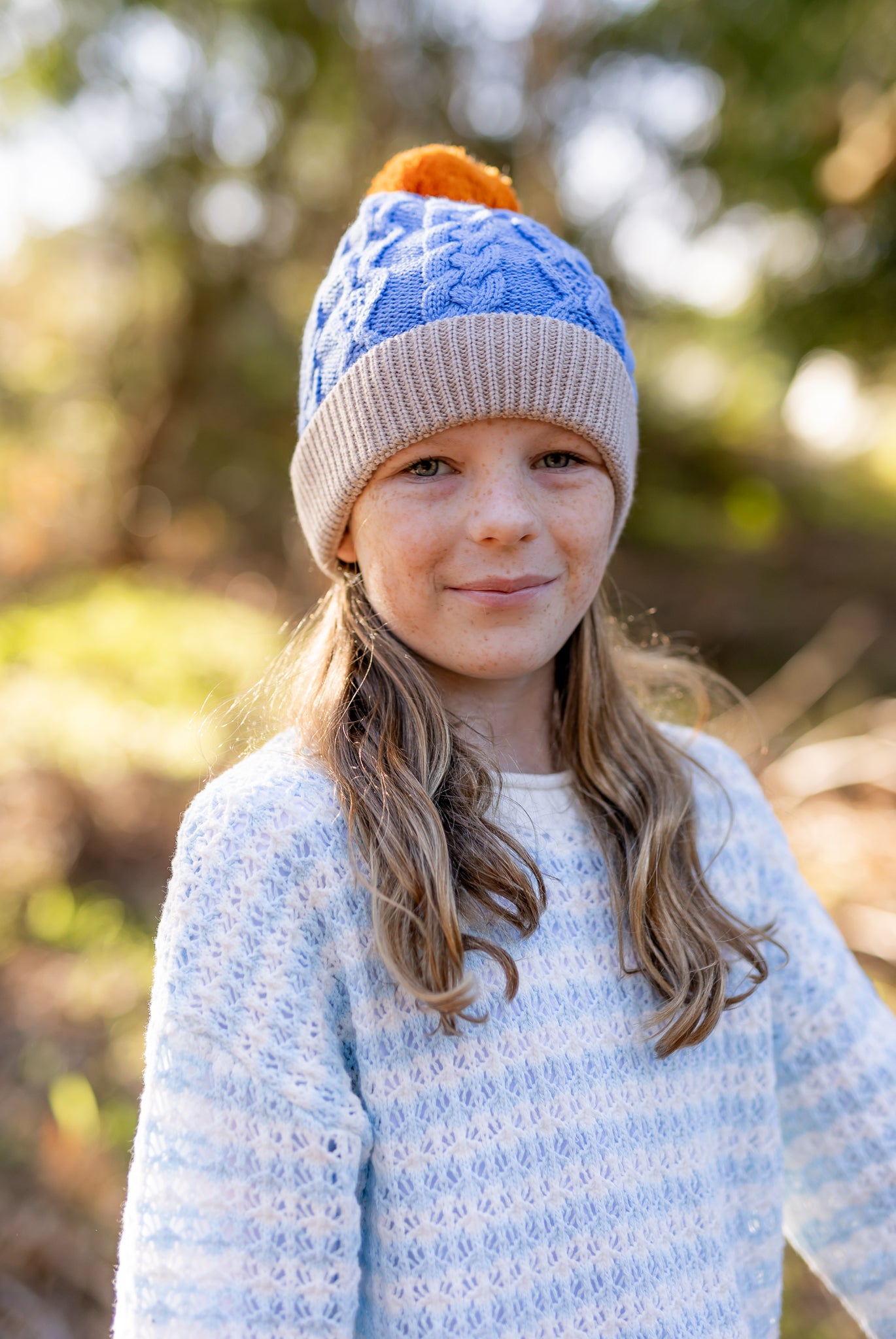 Acorn - August Merino Beanie Light Blue