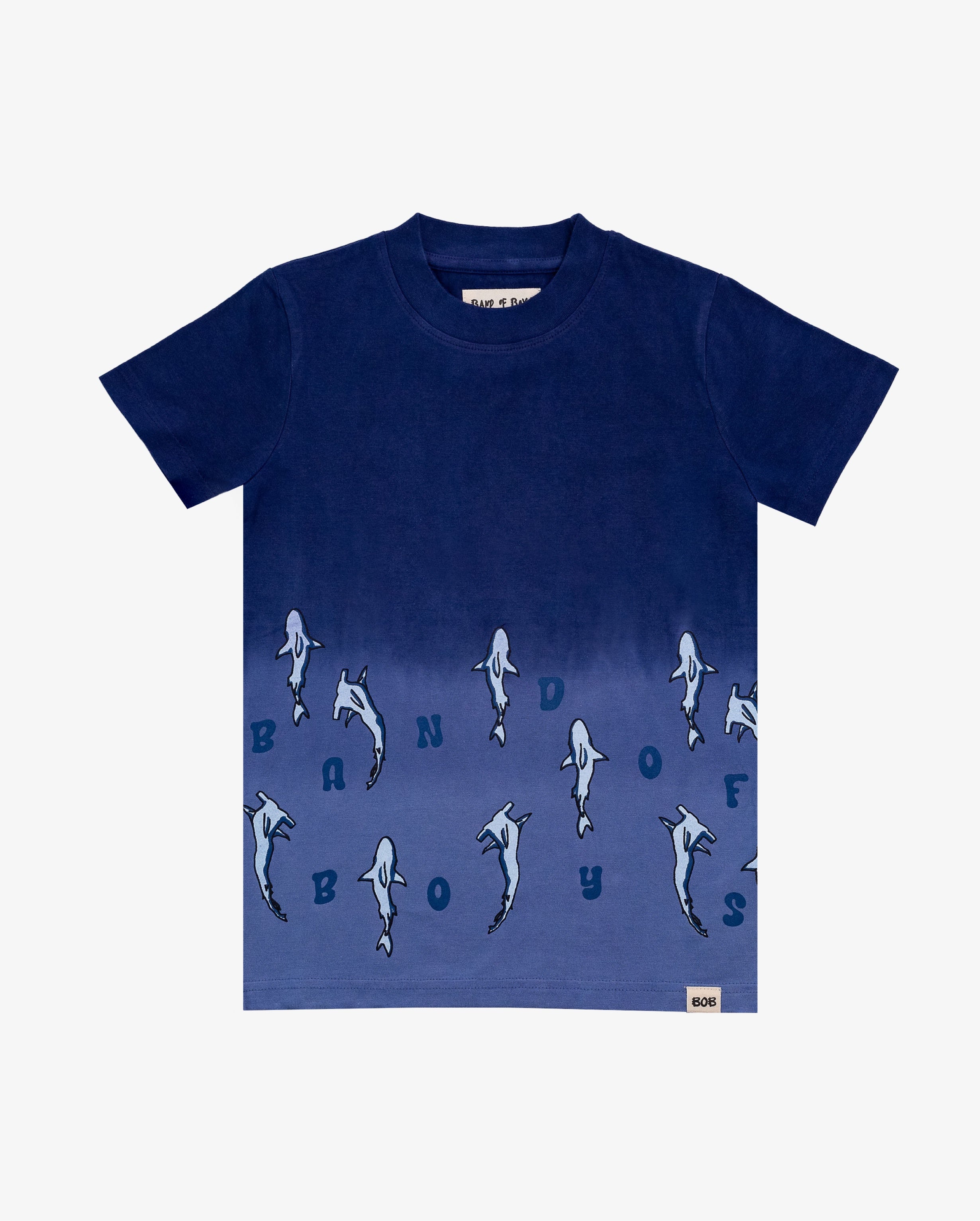 Band Of Boys - Blue Dip-Dye Shark Tee