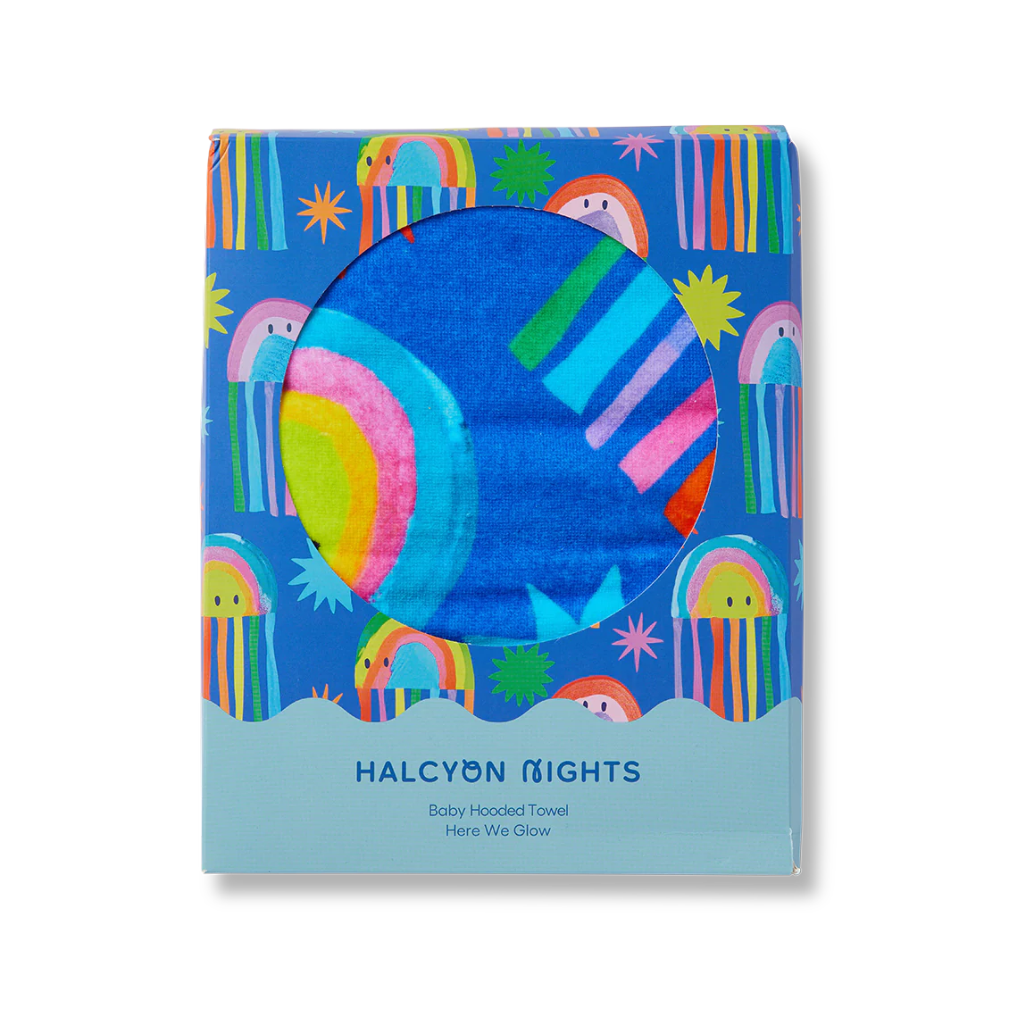 Halcyon Nights - Here We Glow - Baby Bath Towel