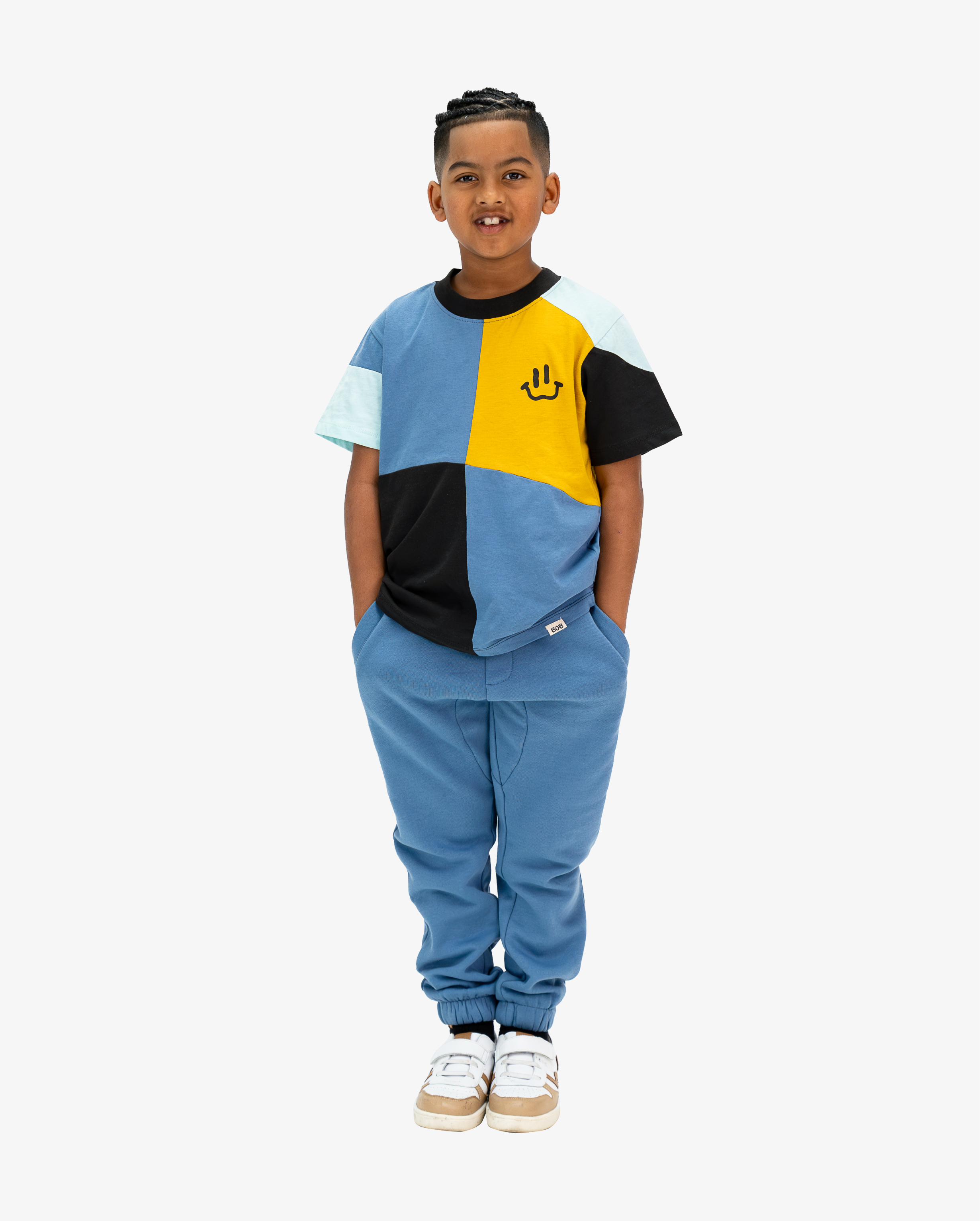 Band of Boys - Colour Block Harlequin Tee