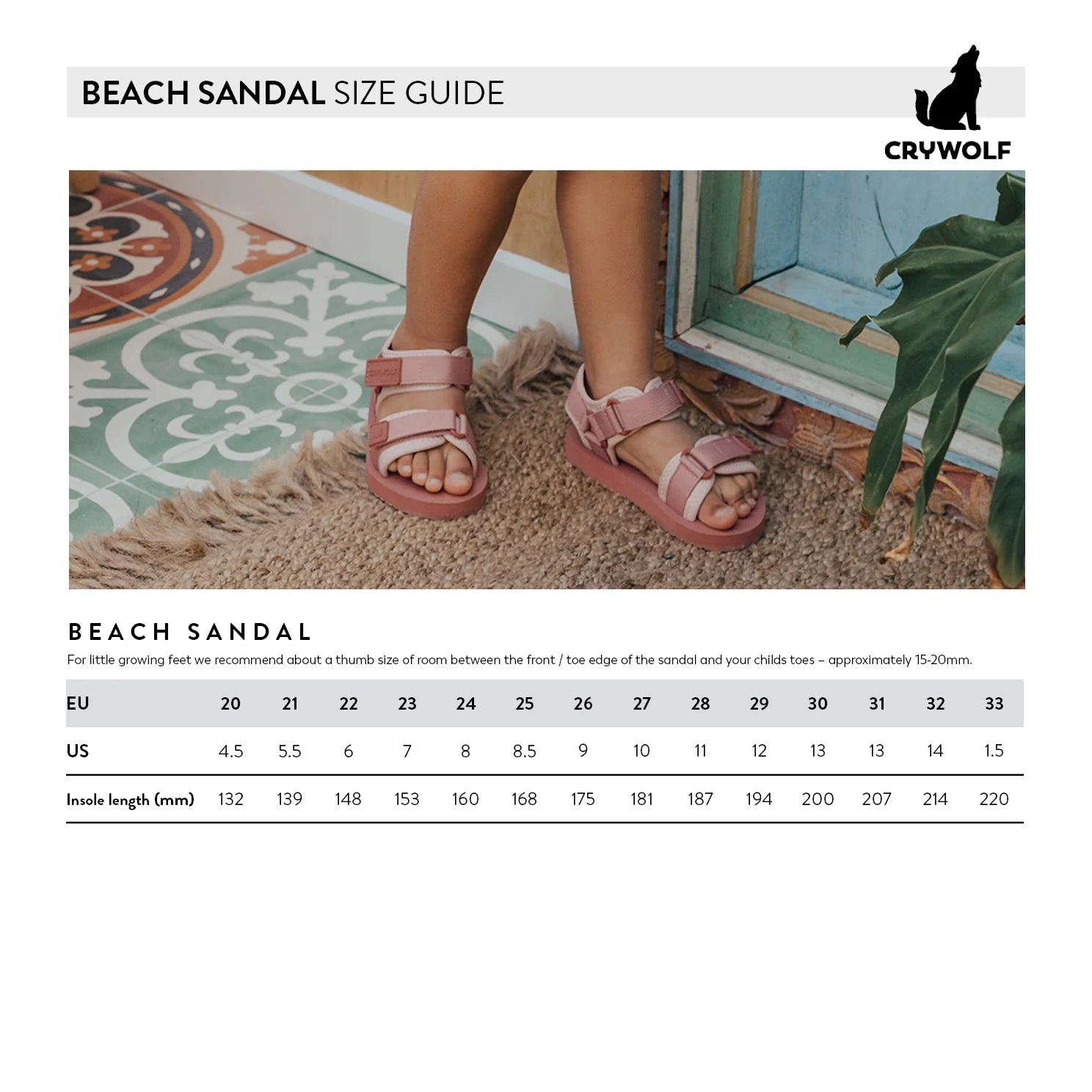 Crywolf - Beach Sandal - Blush Combo