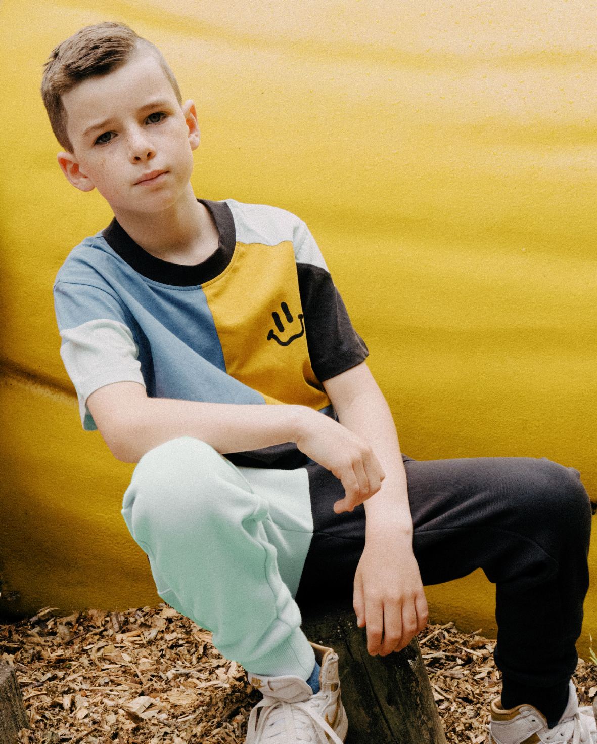 Band of Boys - Colour Block Harlequin Tee