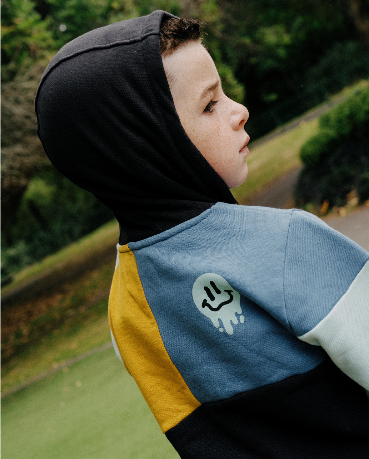 Band of Boys - Colour Block Harlequin Hood