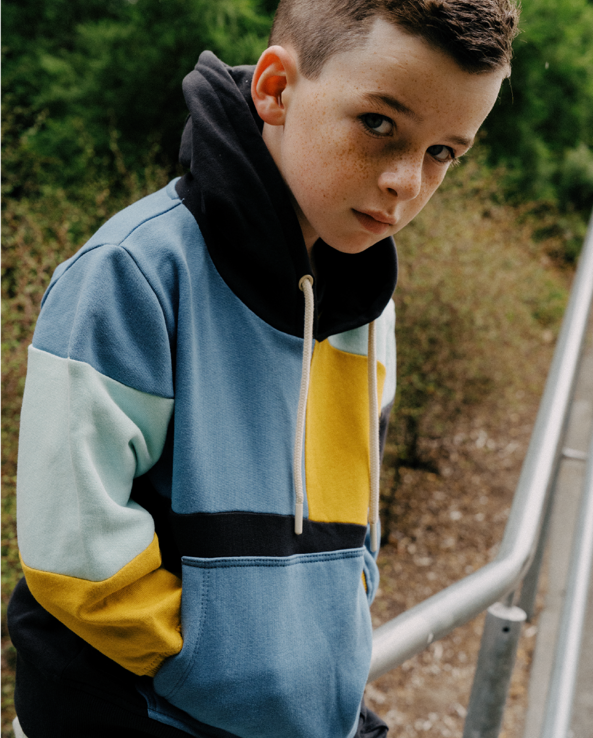 Band of Boys - Colour Block Harlequin Hood