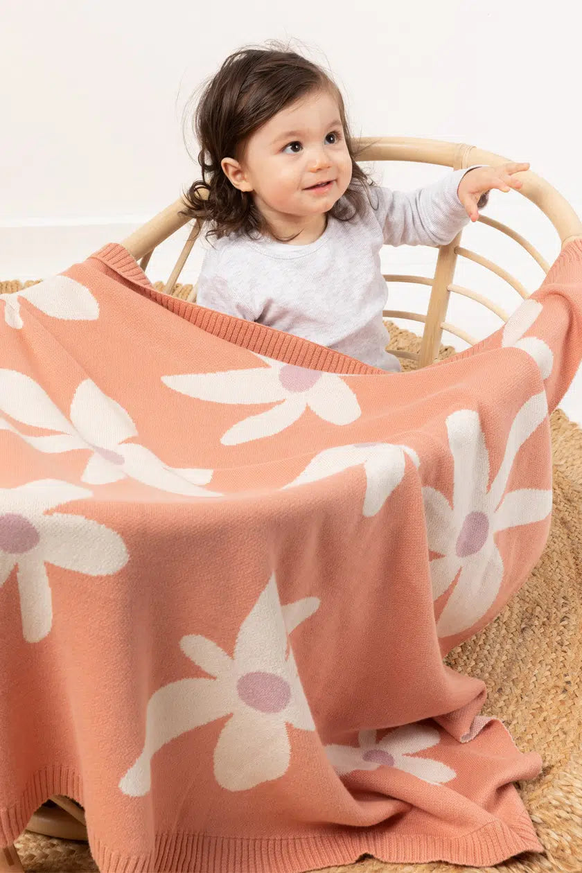 Indus - Daisy Baby Blanket