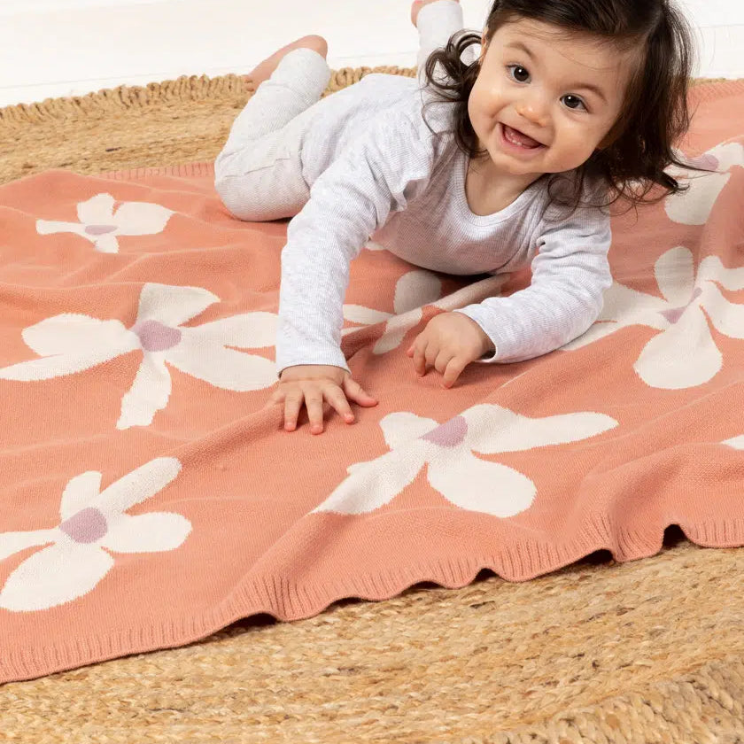 Indus - Daisy Baby Blanket