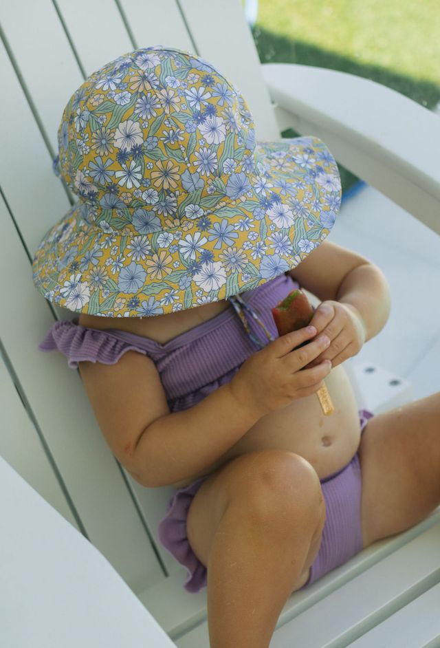 Acorn Kids - Gardenia Wide Brim Sunhat