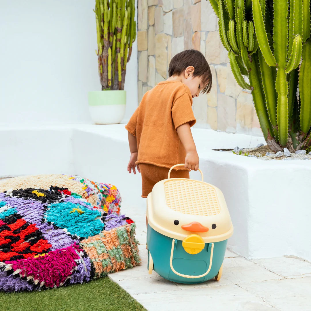 Cowrie & Conch - Ride A Long - Aqua and Yellow Duck
