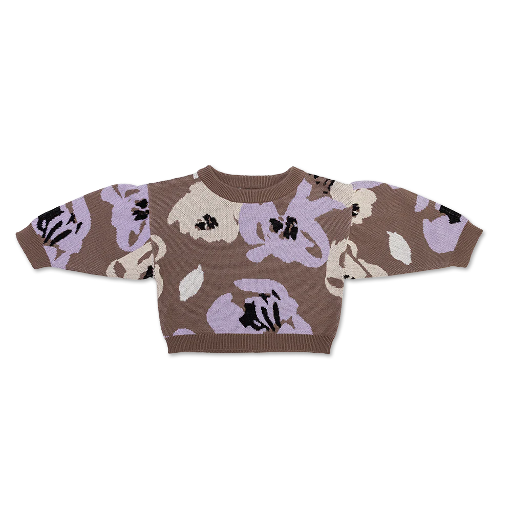 Grown - Organic Abstract Rosie Pull Over