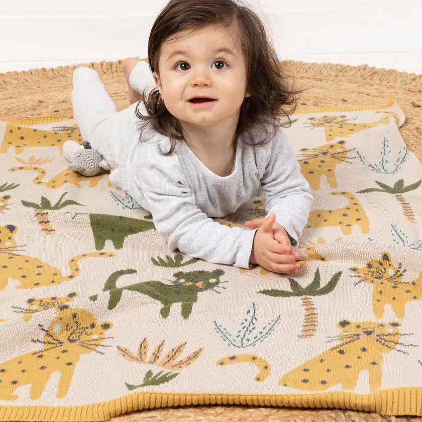 Indus - Lenny Leopard Baby Blanket