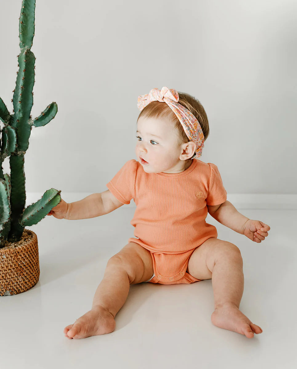 Kapow Kids - Coral Rib Bodysuit