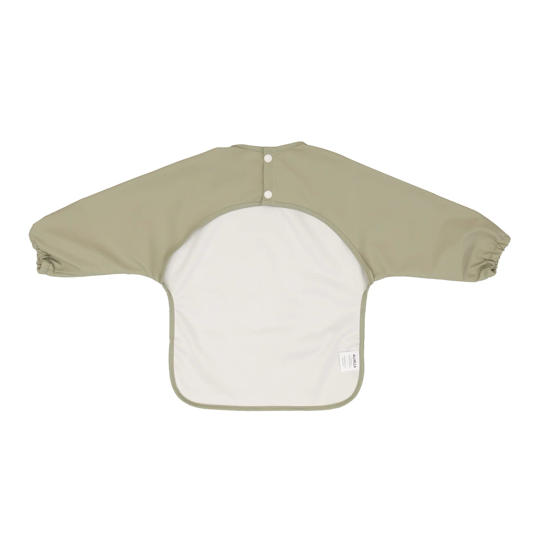 All 4 Ella - Recycled Long Sleeve Bib - Light Sage