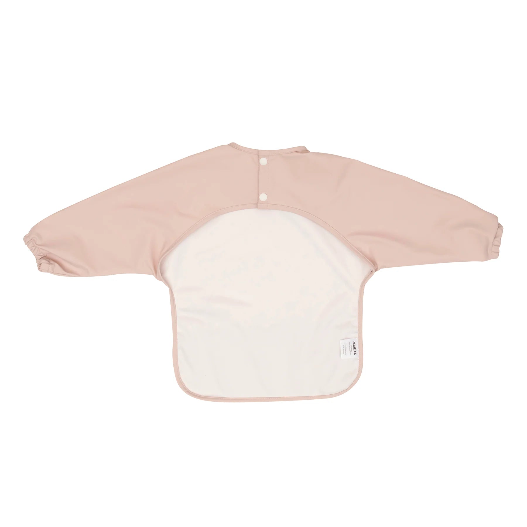 All 4 Ella - Recycled Long Sleeve Bib - Light Pink
