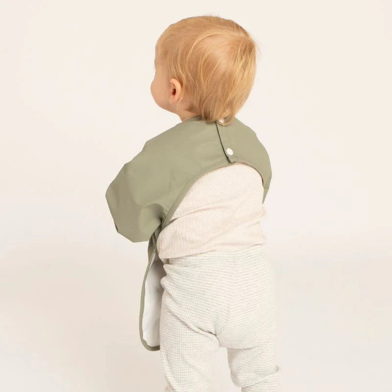 All 4 Ella - Recycled Long Sleeve Bib - Light Sage