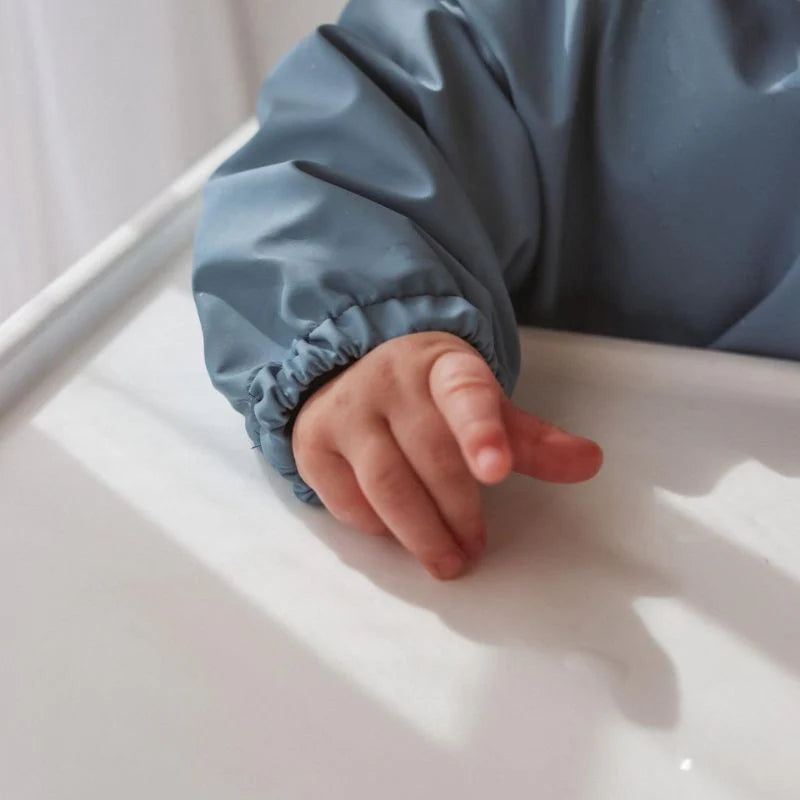 All 4 Ella - Recycled Long Sleeve Bib - Light Blue