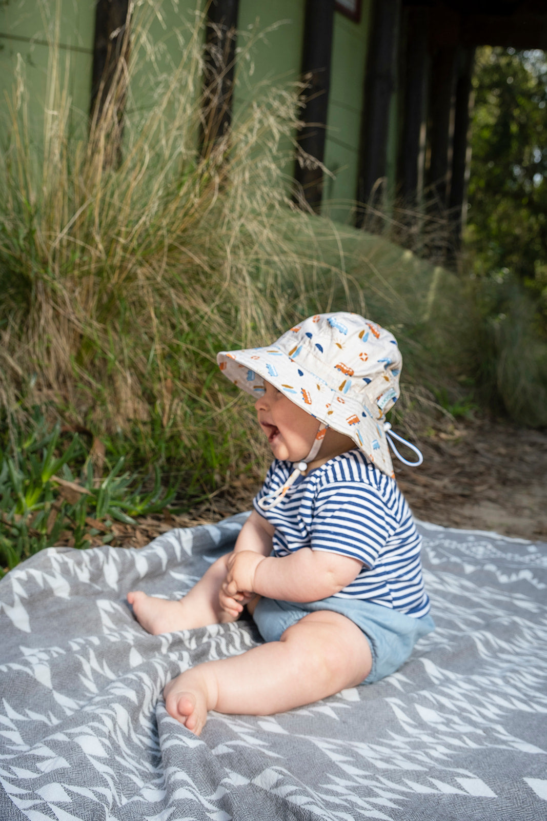Acorn - Sunrise Surfer Wide Brim Infant Hat