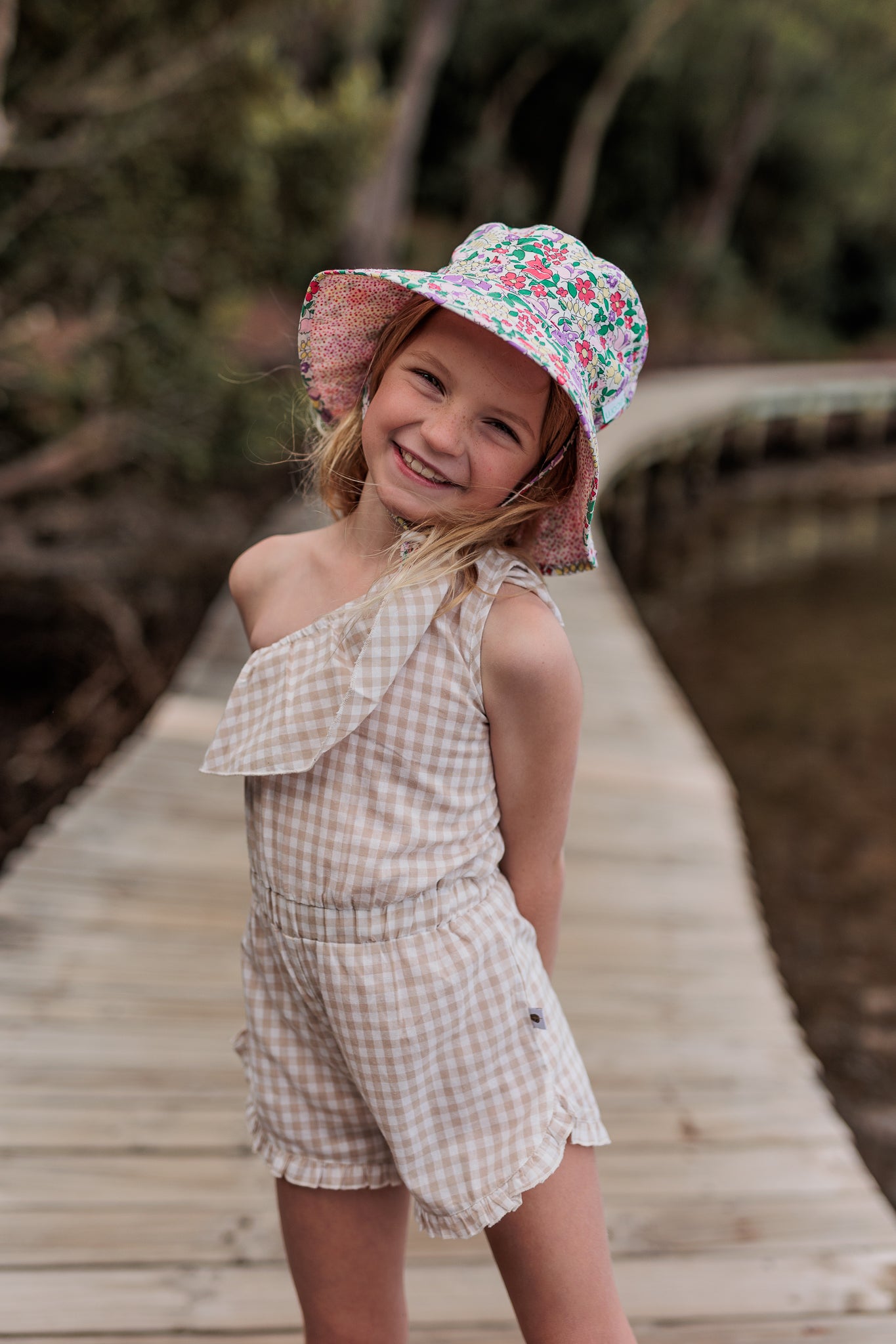 Acorn - Flora Broad Brim Bucket Hat