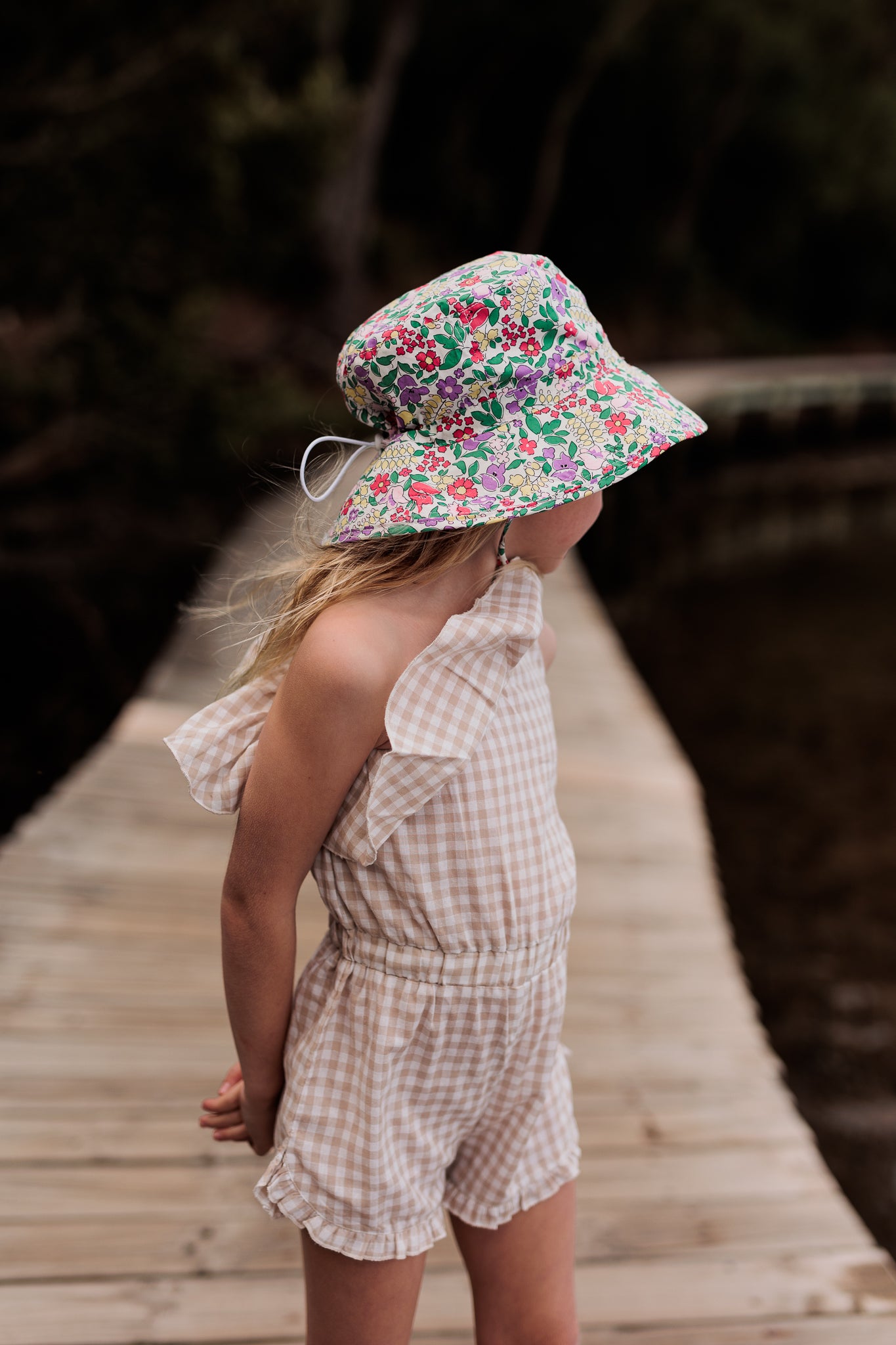 Acorn - Flora Broad Brim Bucket Hat