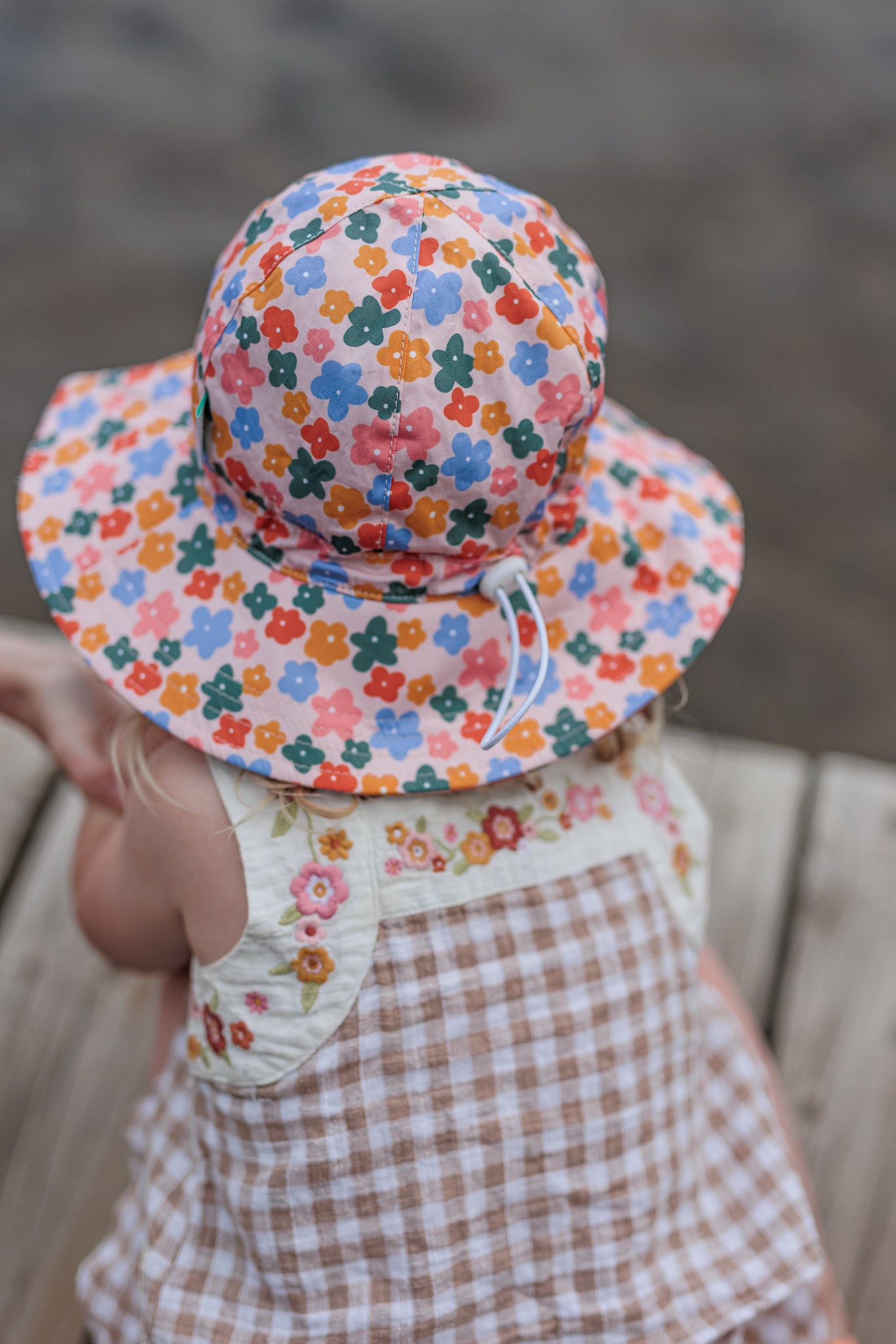 Acorn - Flower Field Wide Brim Sun Hat