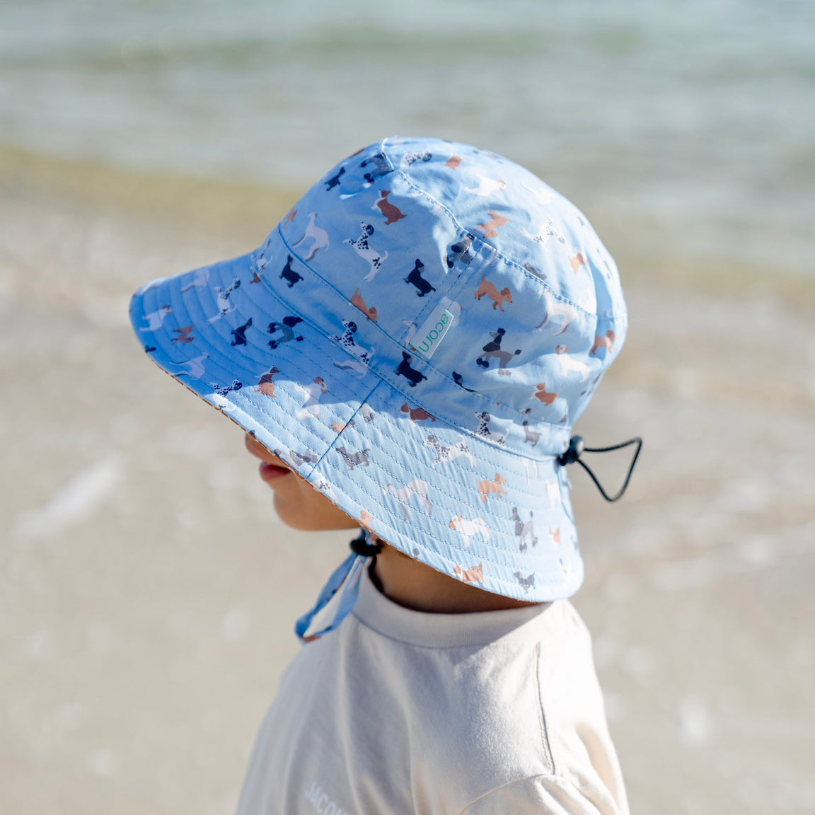 Acorn - Central Park Doggies Wide Brim Bucket Hat