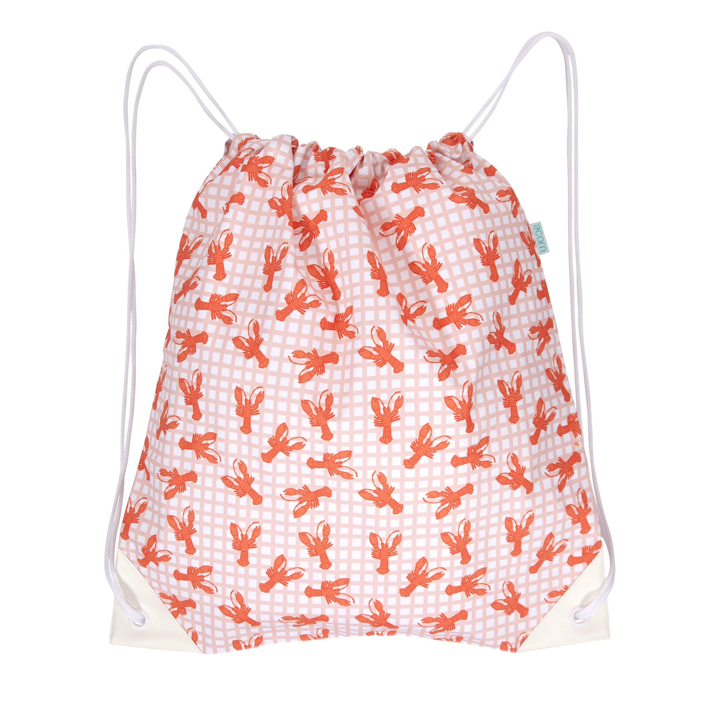 Acorn - Pink Lobster Swim Bag