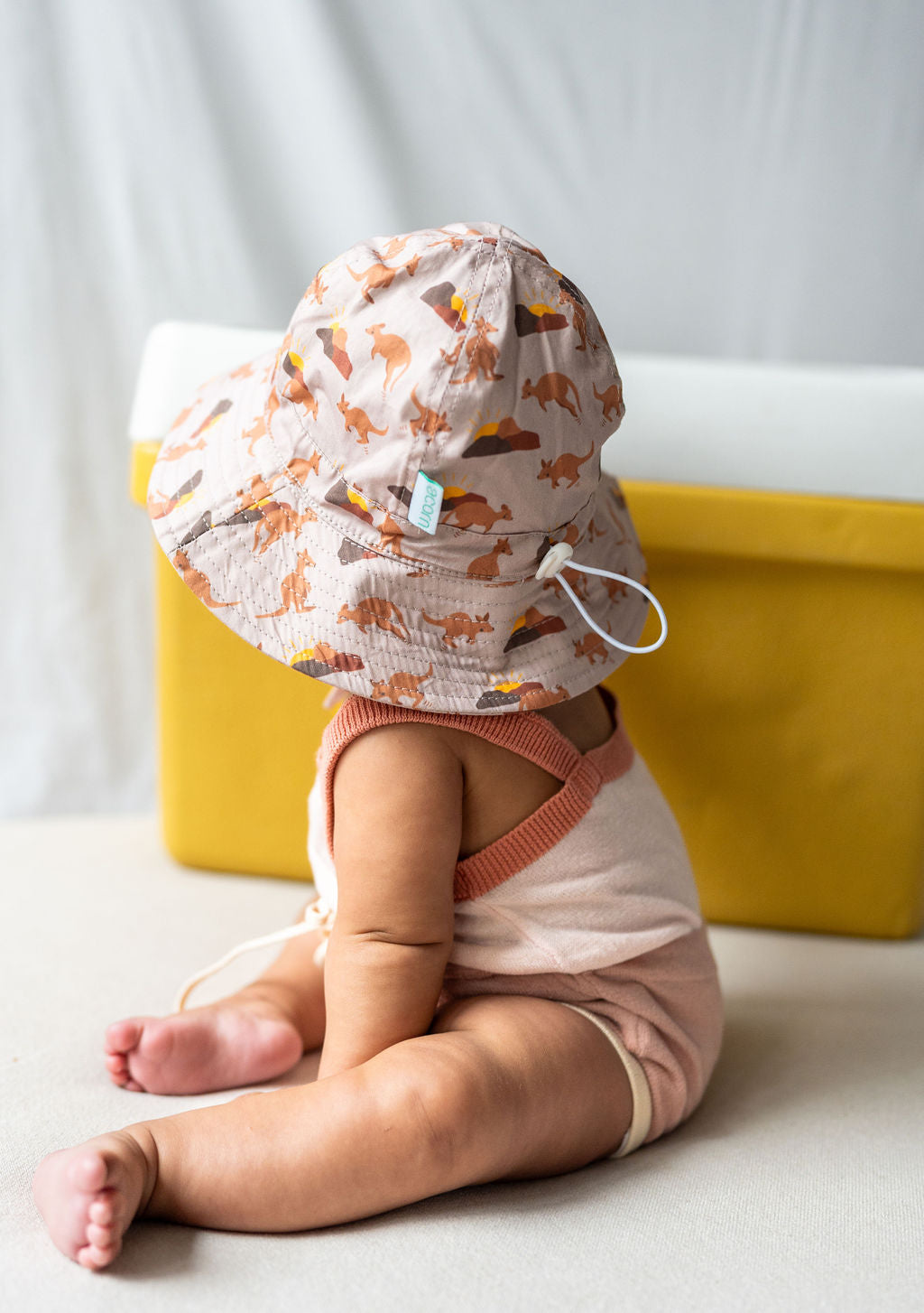 Acorn - Aussie Sunset Wide Brim Infant Hat