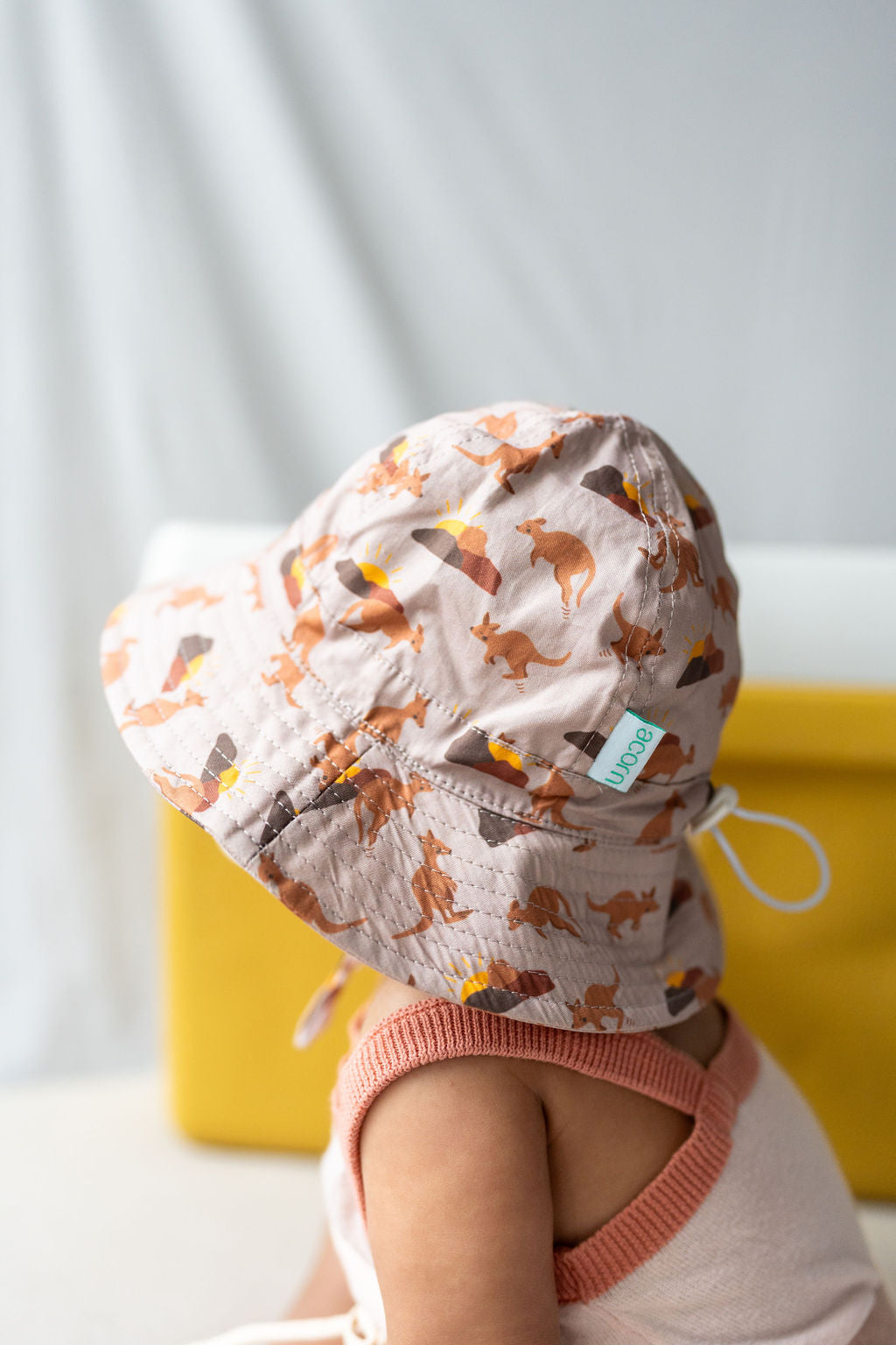 Acorn - Aussie Sunset Wide Brim Infant Hat