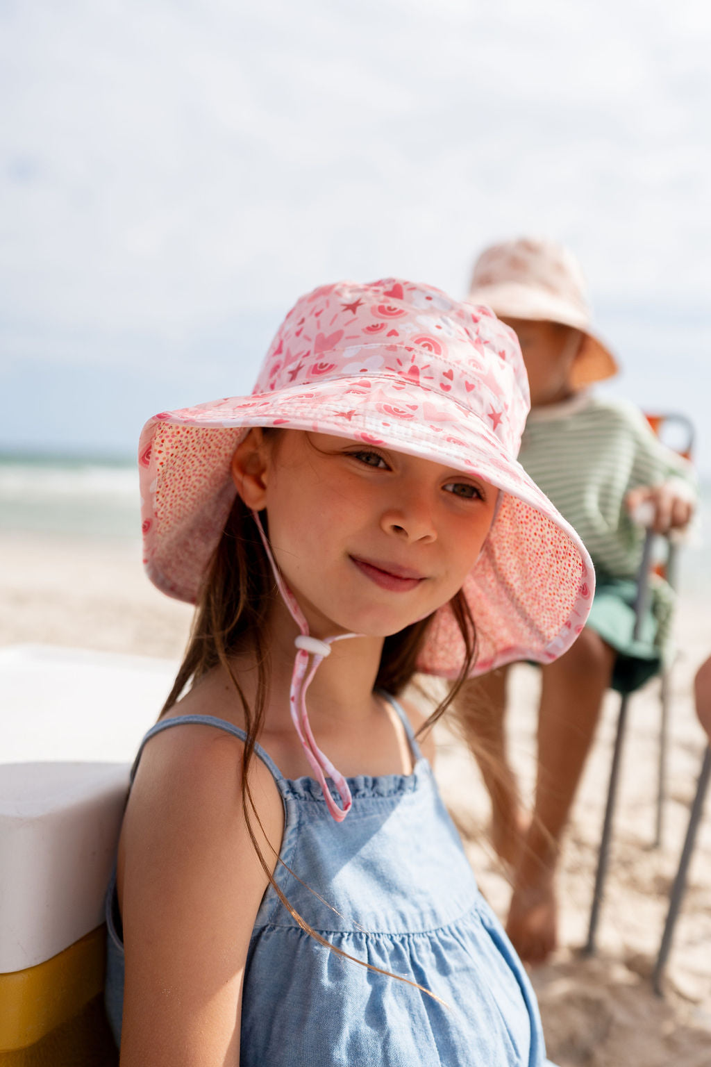Acorn - Love Heart Broad Brim Bucket Hat
