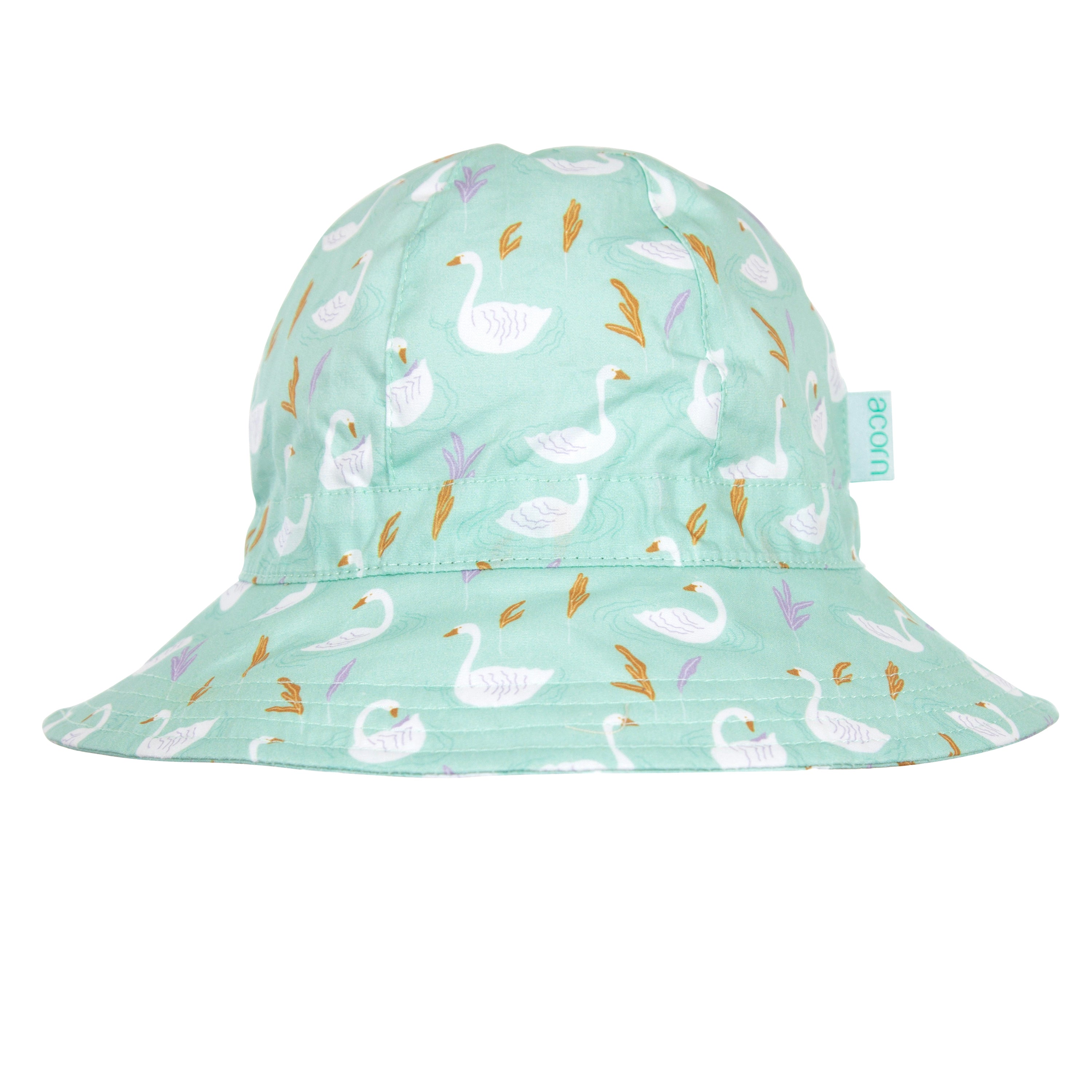 Acorn - Swans Wide Brim Sun hat