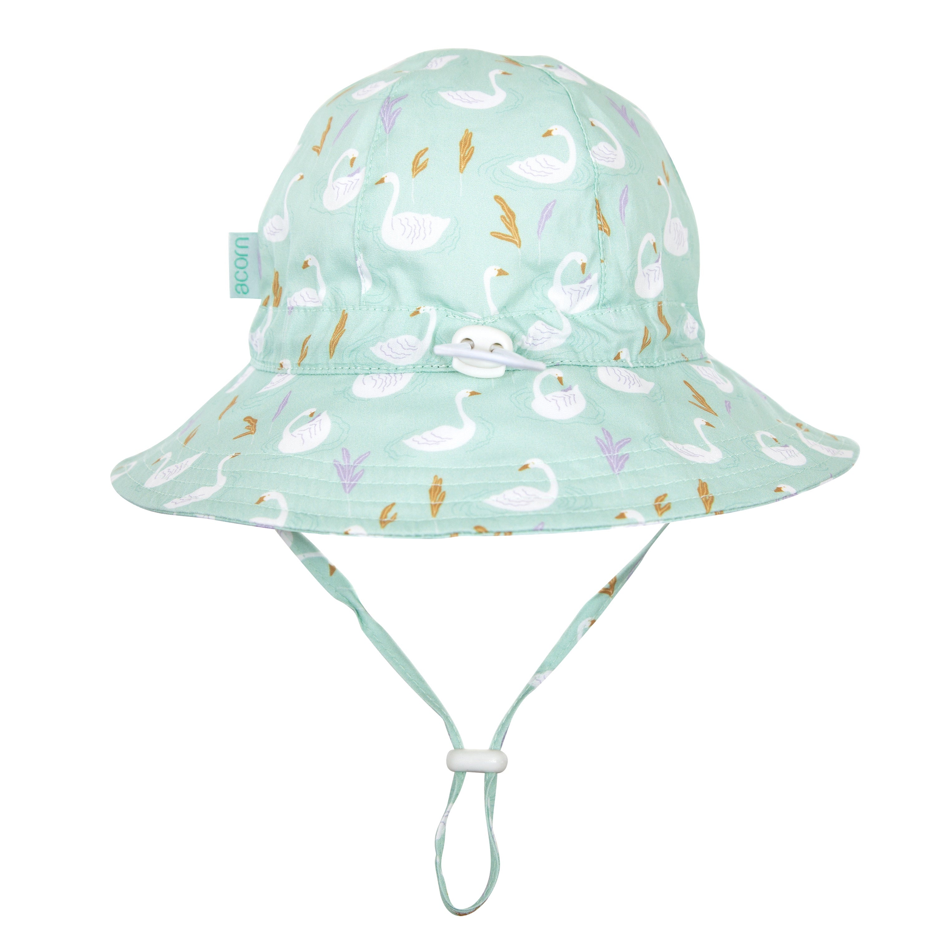 Acorn - Swans Wide Brim Sun hat