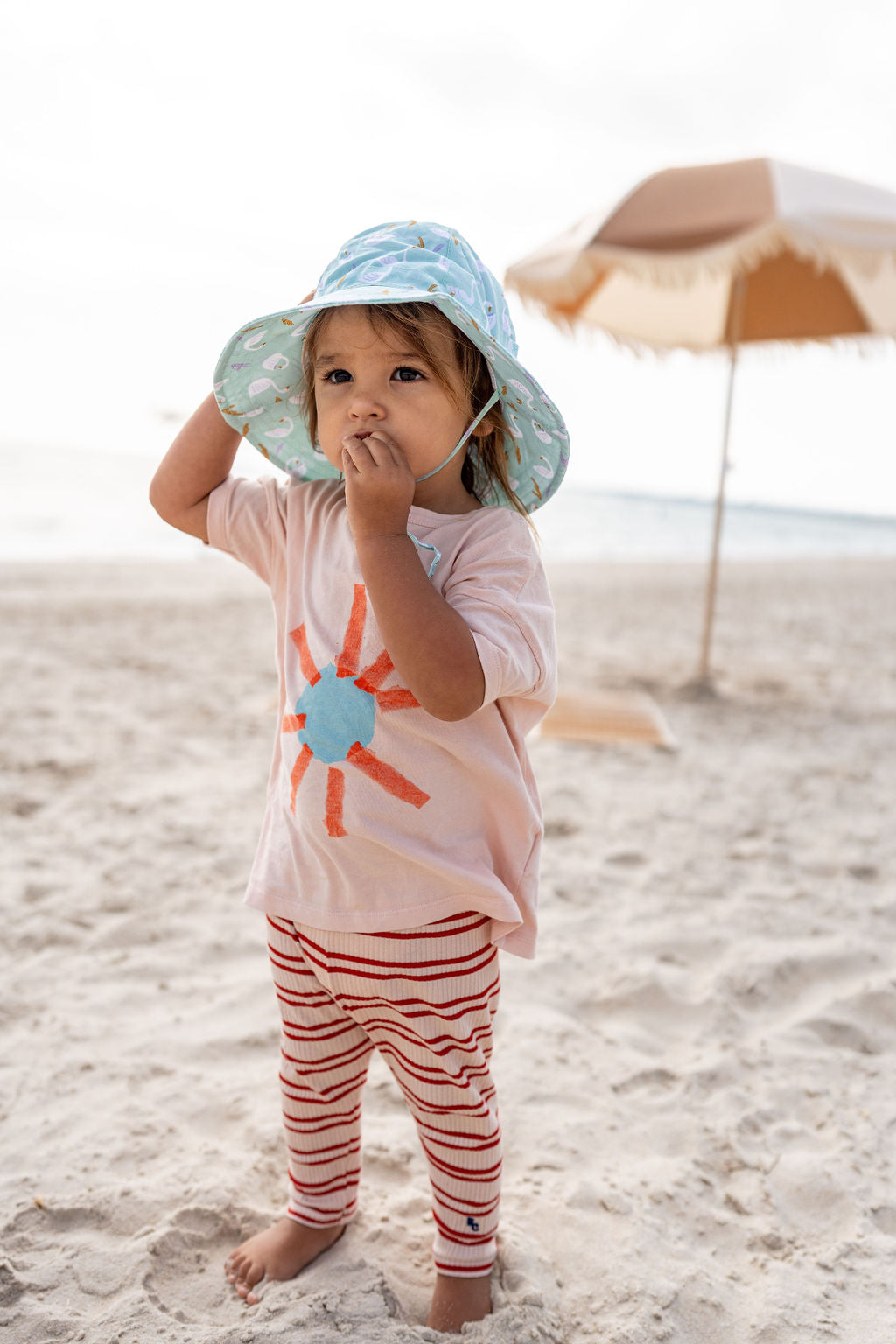 Acorn - Swans Wide Brim Sun hat