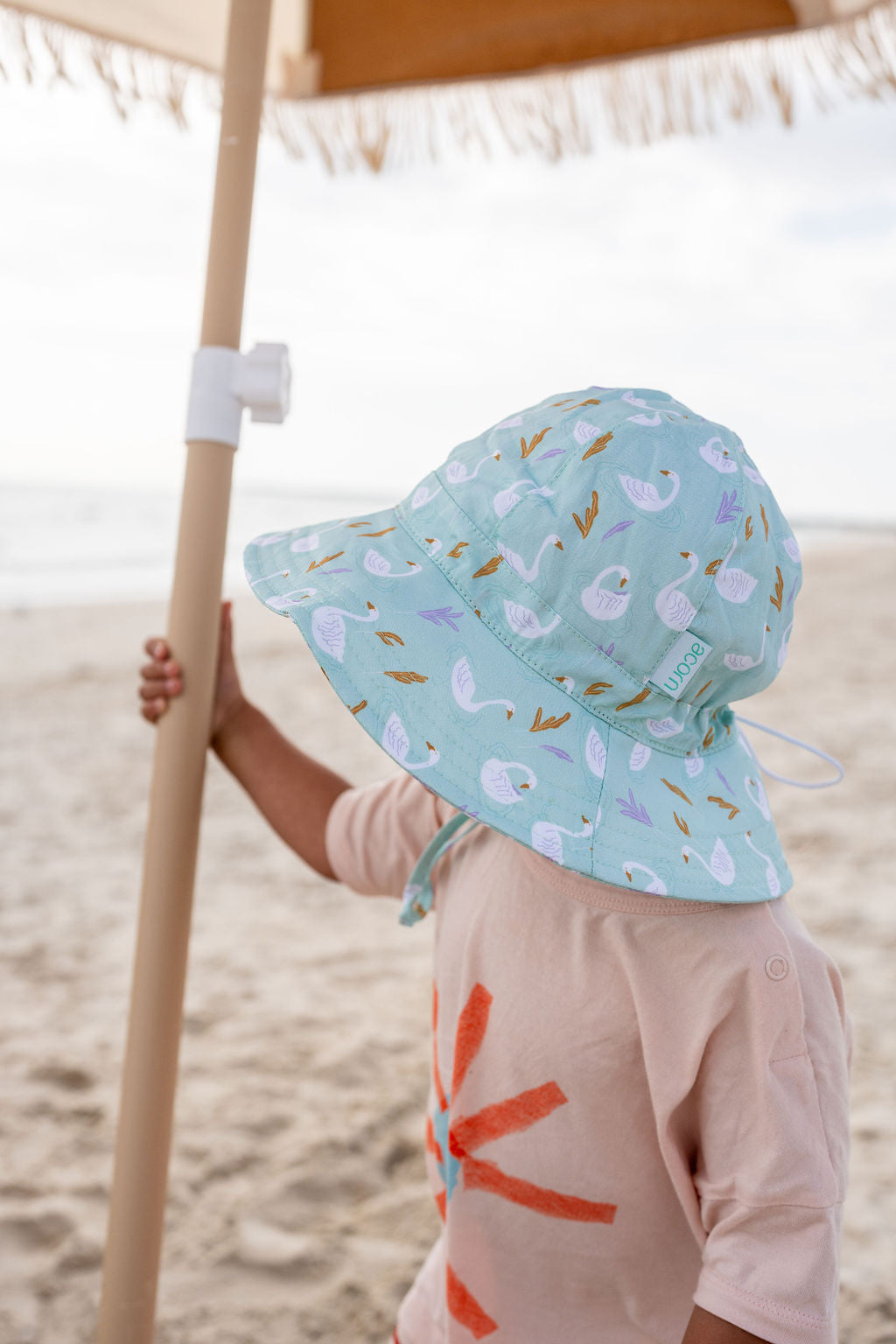 Acorn - Swans Wide Brim Sun hat