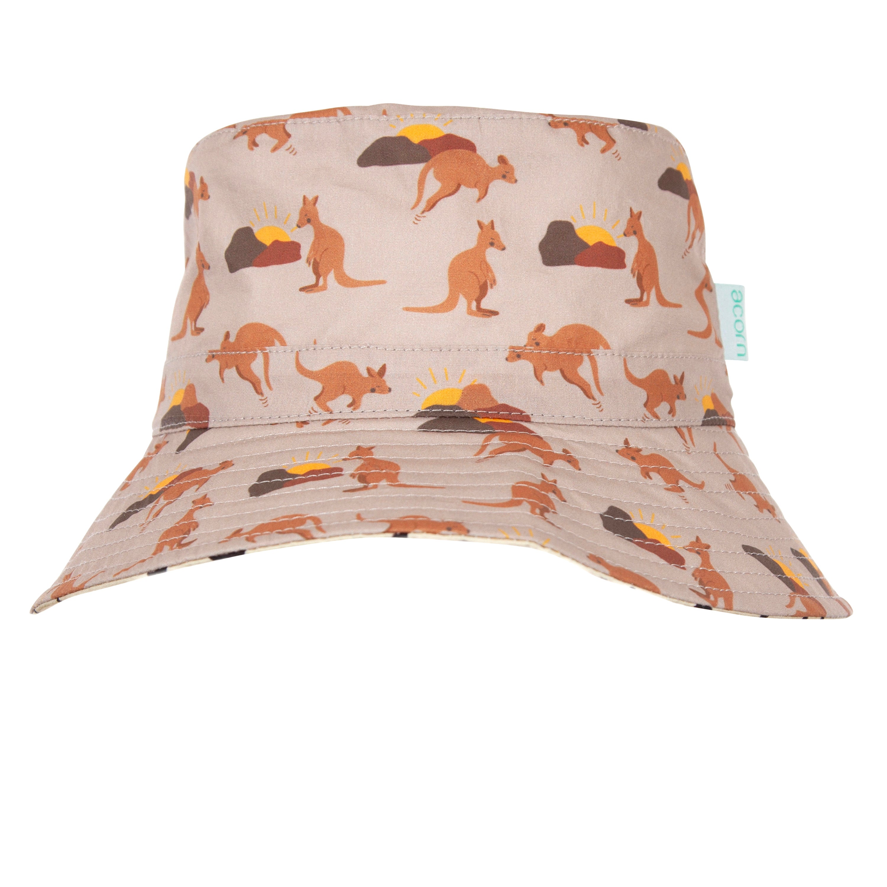 Acorn - Aussie Sunset Wide Brim Bucket Hat