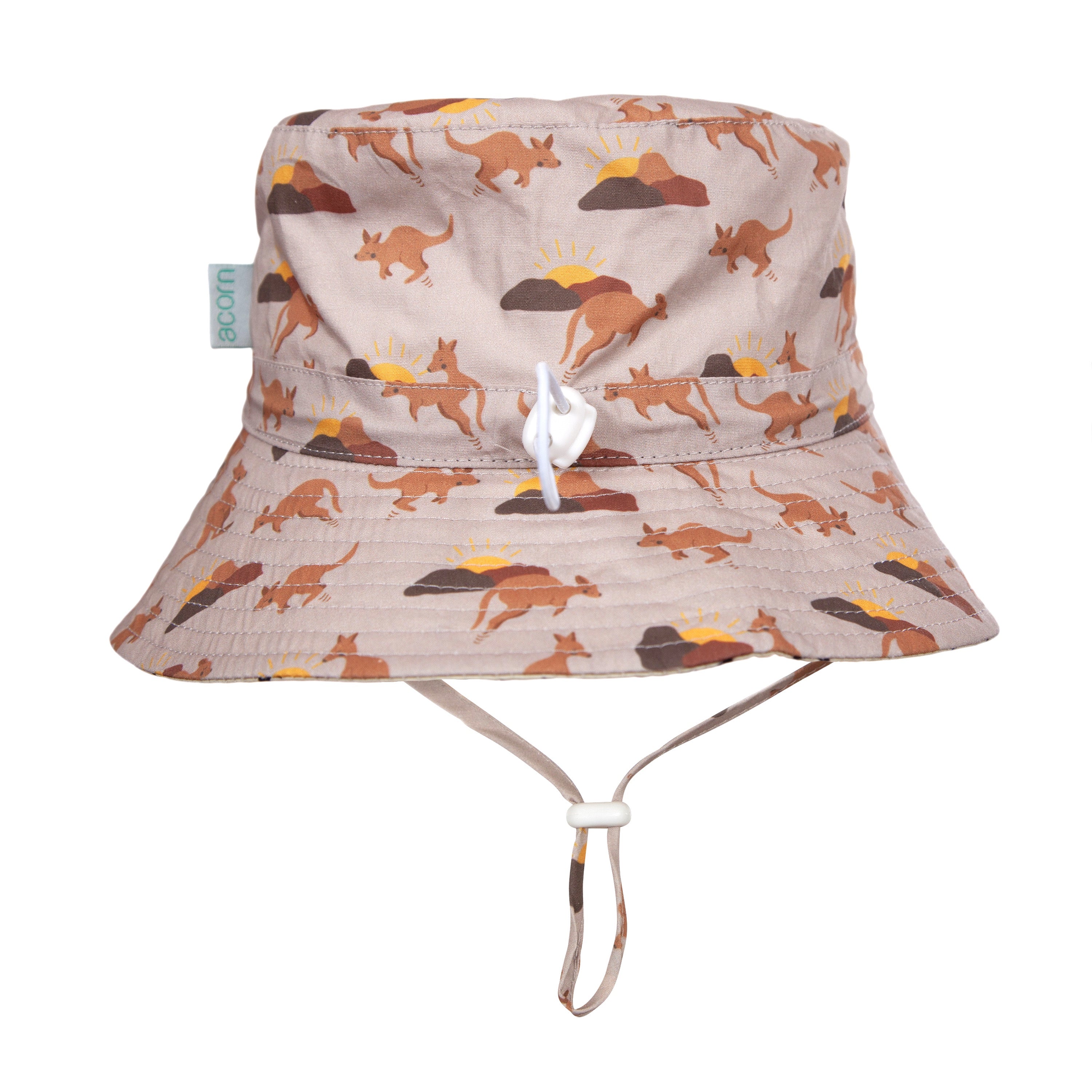 Acorn - Aussie Sunset Wide Brim Bucket Hat