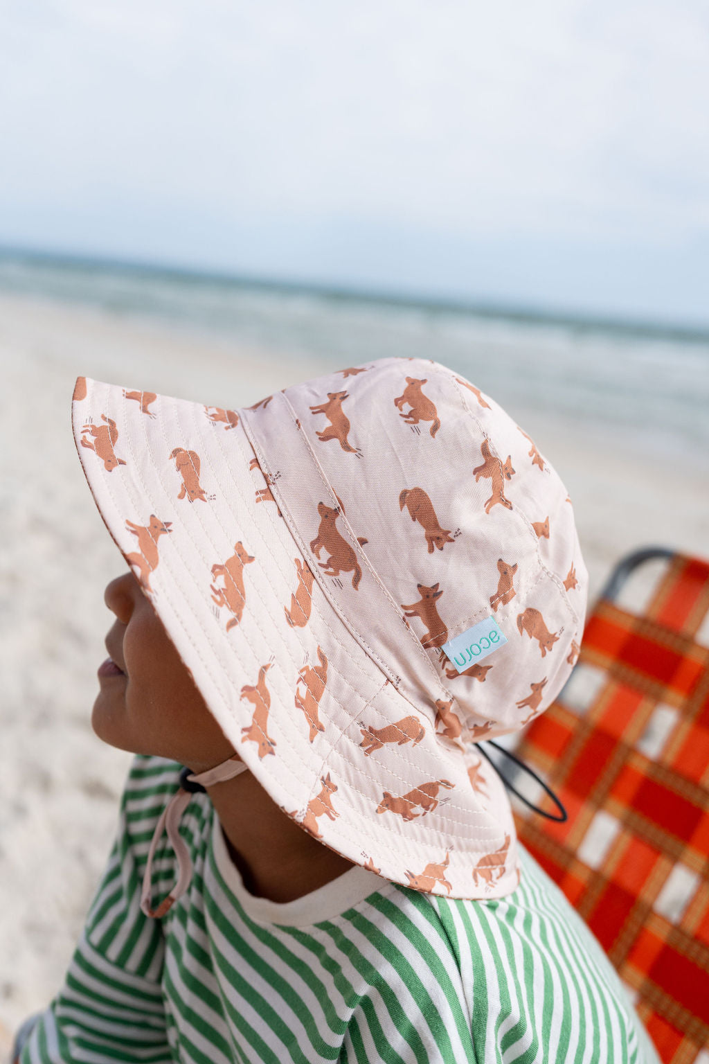 Acorn - Red Dog Wide Brim Bucket Hat