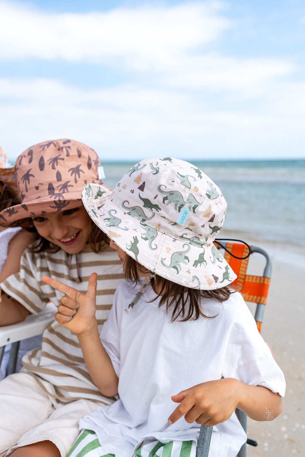 Acorn - Dino Delight Wide Brim Bucket Hat